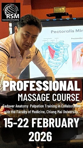 Sportsmedicinsk massagekursus i Chiang Mai