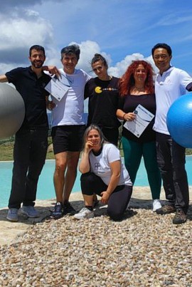 Balance Ball Yoga-Lehrerausbildung auf Sardinien