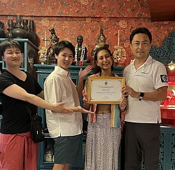 Dr. Amrita aus Großbritannien, Physiotherapeutin und Judotherapeutin aus Japan