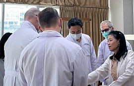 Anatomischer Unterricht an der Medizinischen Fakultät der Universität Chiang Mai