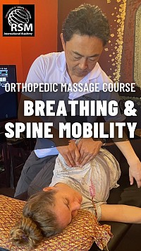 Cours de massage orthopédique pour la respiration et la mobilisation de la colonne vertébrale