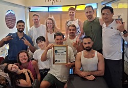 Cours de massage orthopédique pour la respiration et la mobilisation de la colonne vertébrale