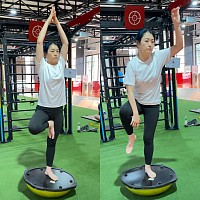 Identifying causes of postural instability by performing yoga positions on the Bosu Balance Ball