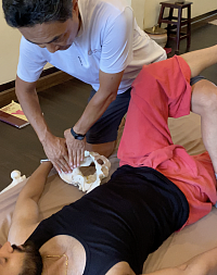 Deep Tissue Massage Course - Working with the iliacus and psoas muscles , emphasizing professional palpation for lower back pain and postural stability
