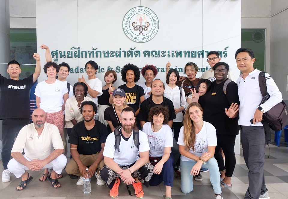 Cadaver anatomy lesson at facility of medicine, Chiang Mai university