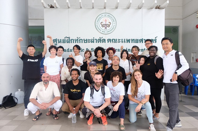 Cadaver anatomy lesson, Chiang Mai University