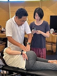 Massage Therapist holding National massage license from Australia took Deep Tissue Massage Course