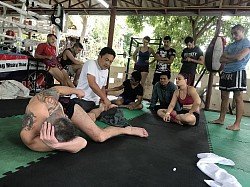 RSM offer massage session at spirit of Siam Muay Thai gym