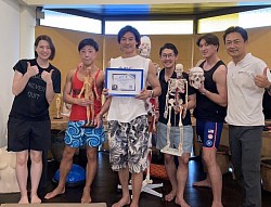 Professional sports trainer team from Japan