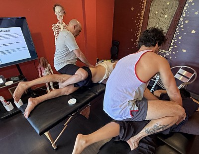 Trigger Point therapy for lumbar realignment