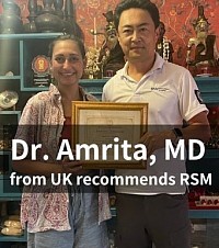 La Dott.ssa Amrita, dal Regno Unito, raccomanda RSM