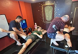Diepweefselmassage voor de adductoren
