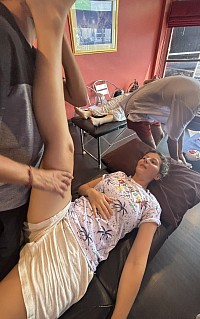 Elevação neurodinâmica da perna estendida (LaCègue)